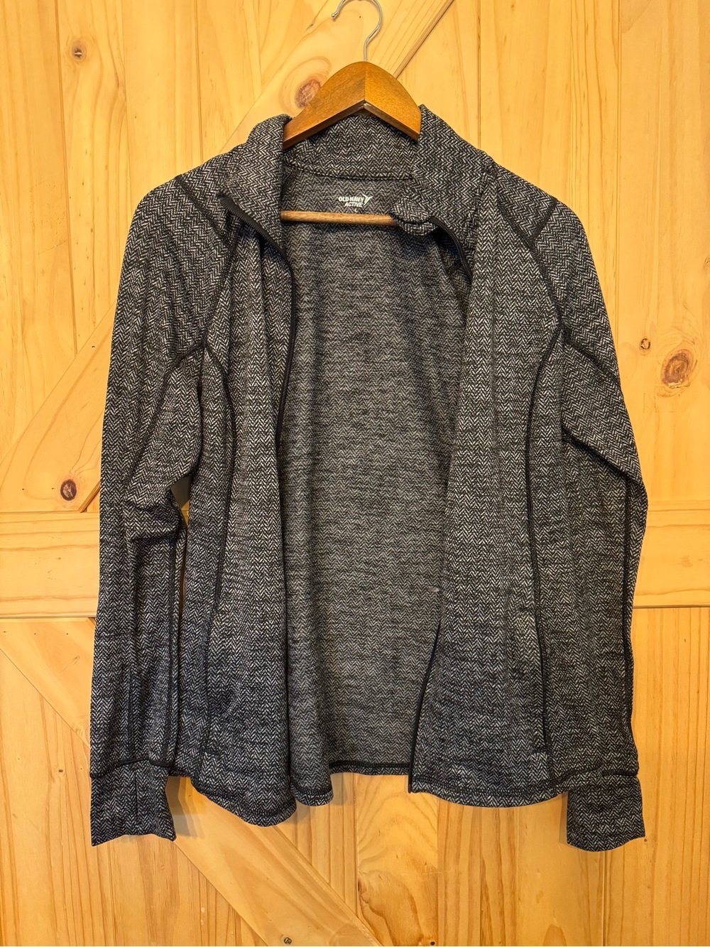 Old Navy Gray Heather Utility Jacket